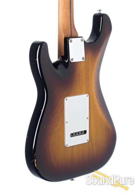 Suhr Custom Classic S Antique 2-Tone Tobacco Burst  #62906 — image 2