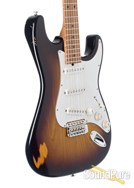 Suhr Custom Classic S Antique 2-Tone Tobacco Burst  #62906 — image 3