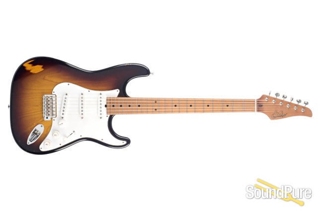 Suhr Custom Classic S Antique 2-Tone Tobacco Burst  #62906 — image 8