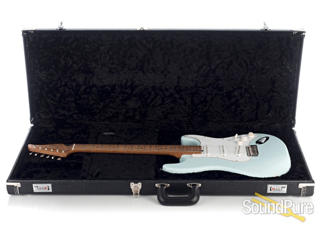 Suhr Custom Classic S Antique Sonic Blue Electric #62910 — image 4