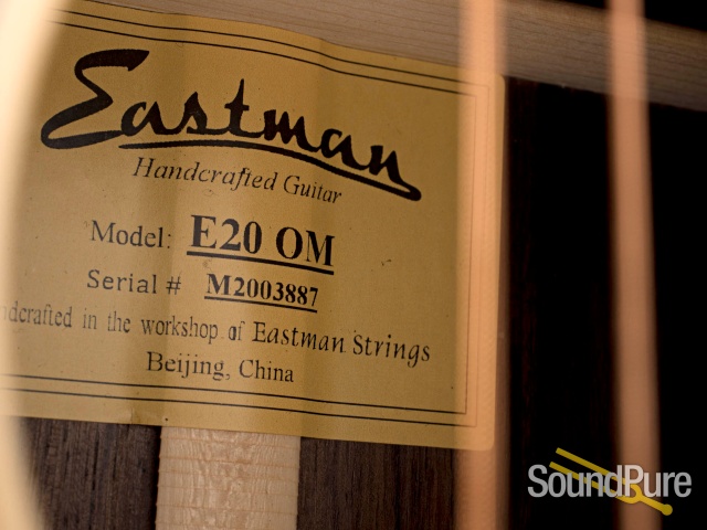 Eastman E20OM Adirondack/Rosewood Acoustic #M2003887 — image 4