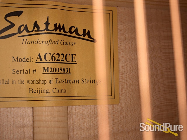 Eastman AC622CE Spruce/Maple Acoustic Guitar #M2005831 — image 4