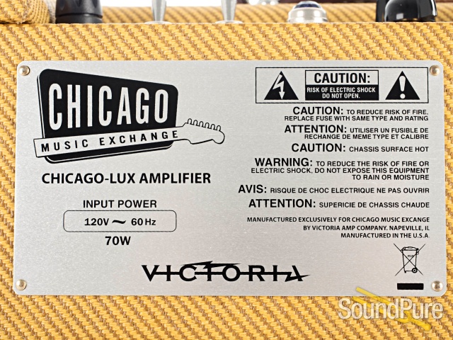 Victoria Amps Chicagolux 14W 1x10 Combo Amp #6301 - Used — image 5