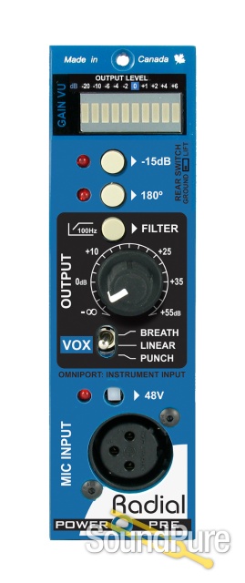 Radial Engineering PowerPre 500 Series Microphone Preamp — image 1
