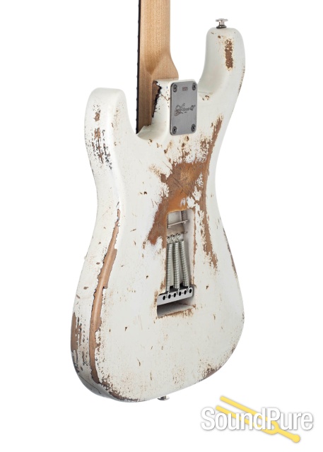 Luxxtone Choppa S White/Sunburst HSS Electric #320 - Used — image 2