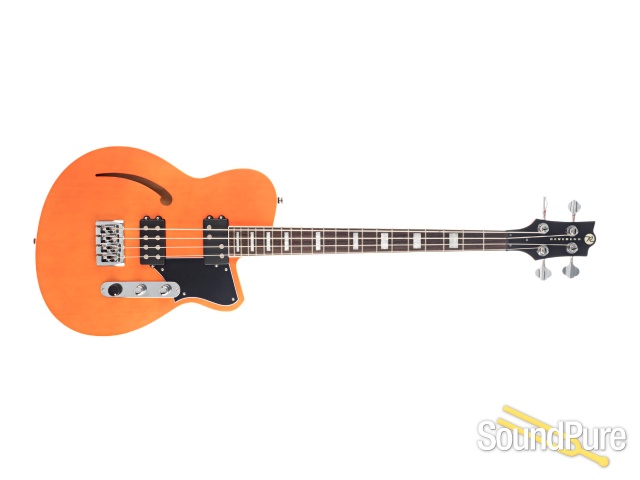 Reverend Dub King Rock Orange Bass Guitar #17333 - Used — image 8