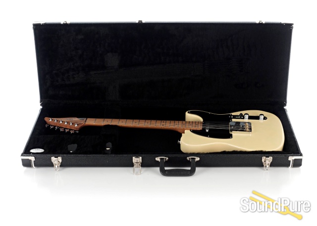 Suhr Classic T Paulownia Trans Vintage Yellow #JS6Q8U — image 2