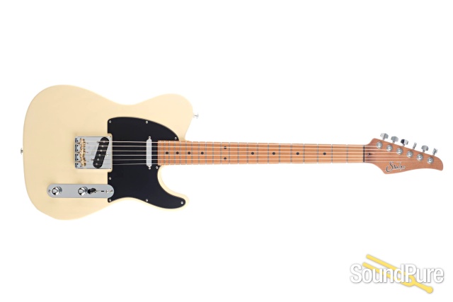 Suhr Classic T Paulownia Trans Vintage Yellow #JS6Q8U — image 3