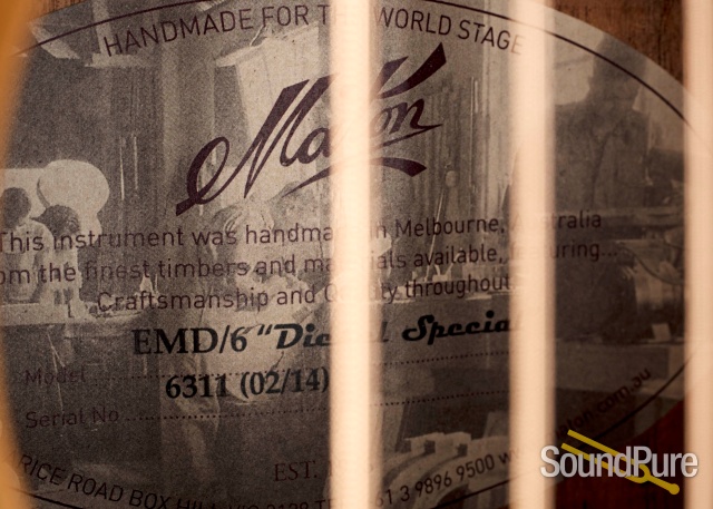 Maton EMD6 Mini Maton Diesel Sitka/Blackwood #6311 - Used — image 9