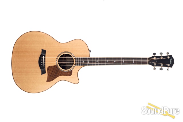 Taylor 814ce Sitka/Brazilian Acoustic #1112155132 - Used — image 7