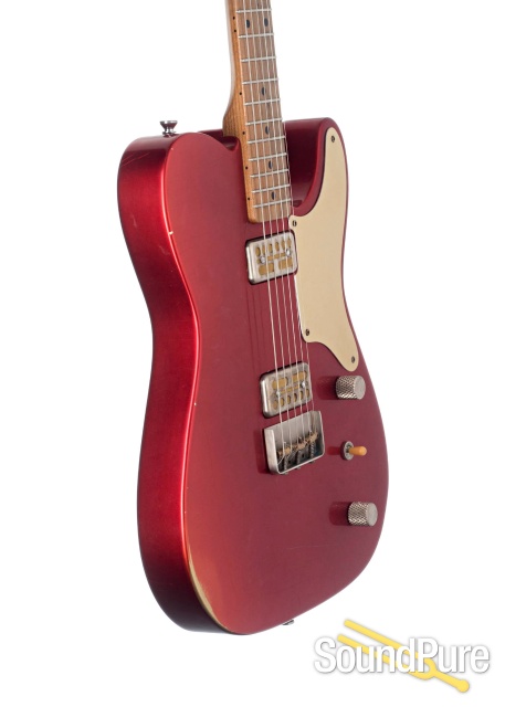 Mario Guitars El Chupacabra Candy Apple Red Guitar #820525 — image 3