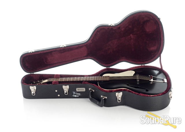 Waterloo WL-AT Jet Black Archtop Guitar #3413 - Used — image 2