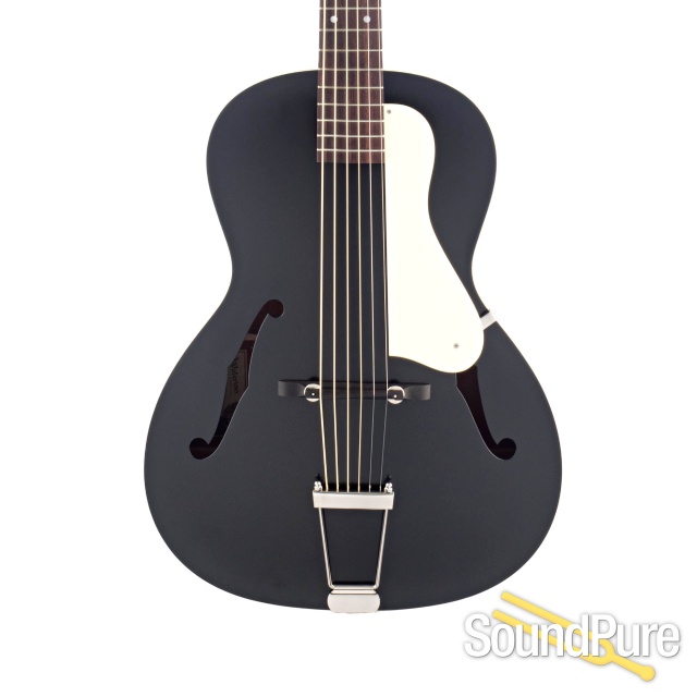 Waterloo WL-AT Jet Black Archtop Guitar #3413 - Used — image 1