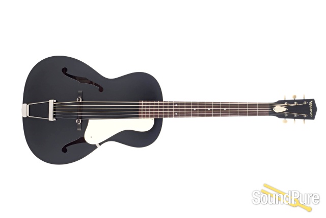 Waterloo WL-AT Jet Black Archtop Guitar #3413 - Used — image 3