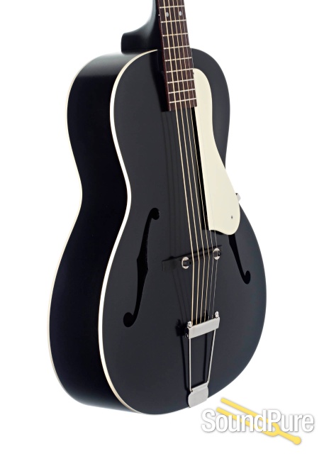Waterloo WL-AT Jet Black Archtop Guitar #3413 - Used — image 8
