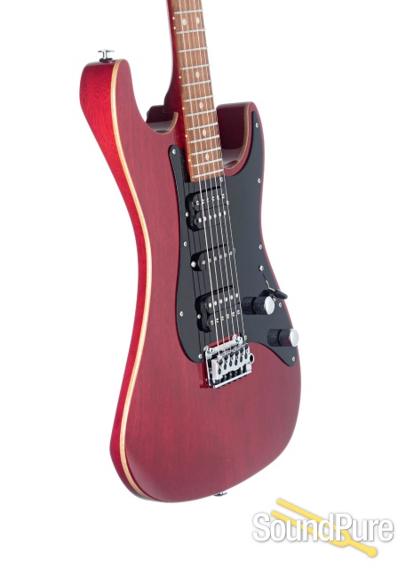 Suhr John Suhr Signature Standard Trans Red Guitar #JS7F7M — image 3