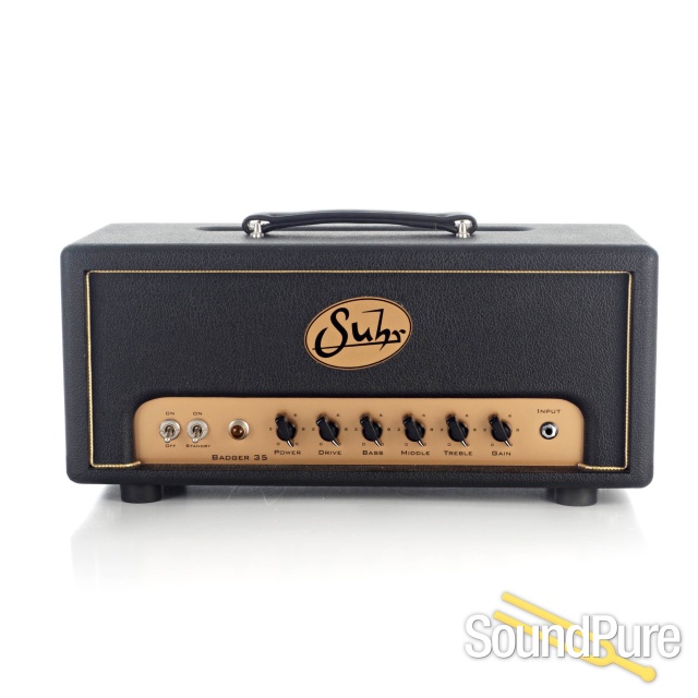 Suhr Badger 35 Amp Head Black #275 - Used — image 1