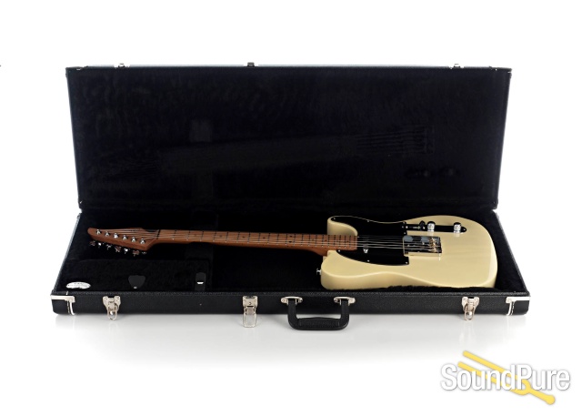 Suhr Classic T Paulownia Trans Vintage Yellow #JS7Y3Z — image 2