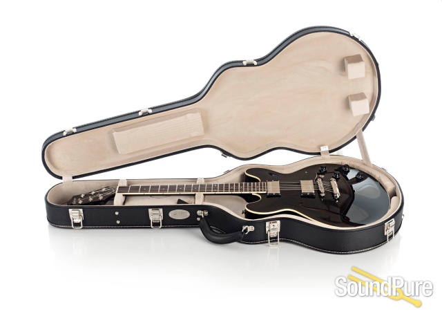 Collings I-35 LC Jet Black Semi-Hollow Electric #201442 — image 2