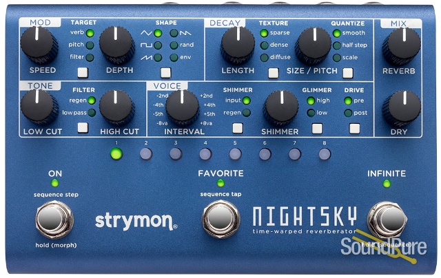 Strymon NightSky - Time-Warped Reverberator Effect Pedal — image 1