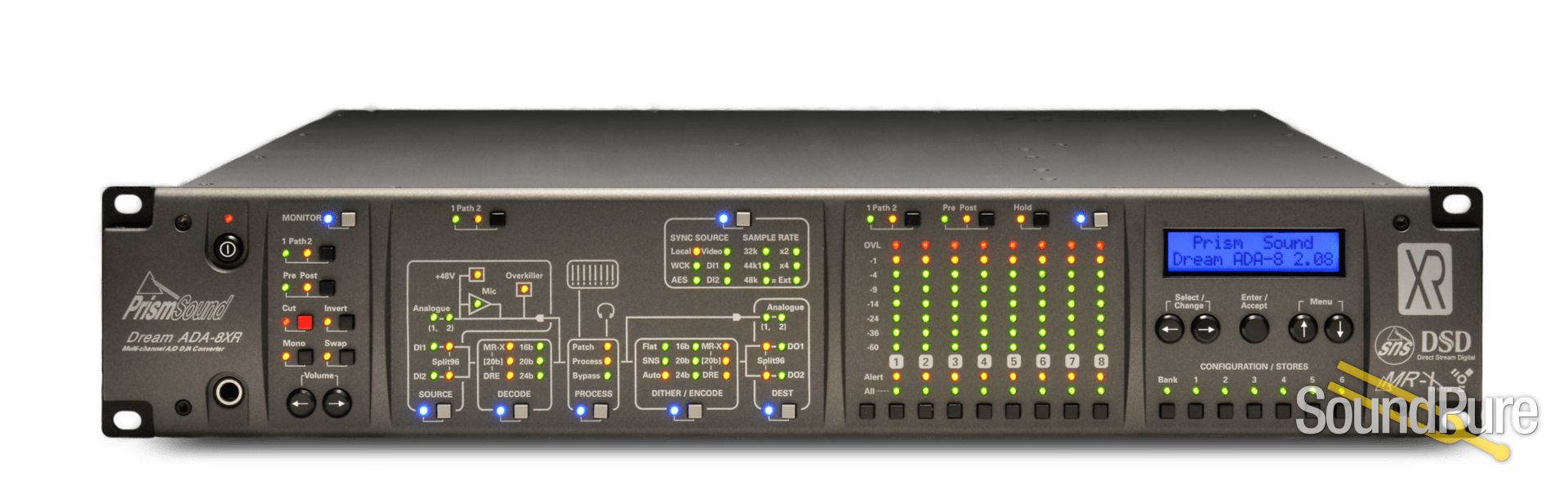 Prism Sound ADA8XR Modular AD/DA Converter AES