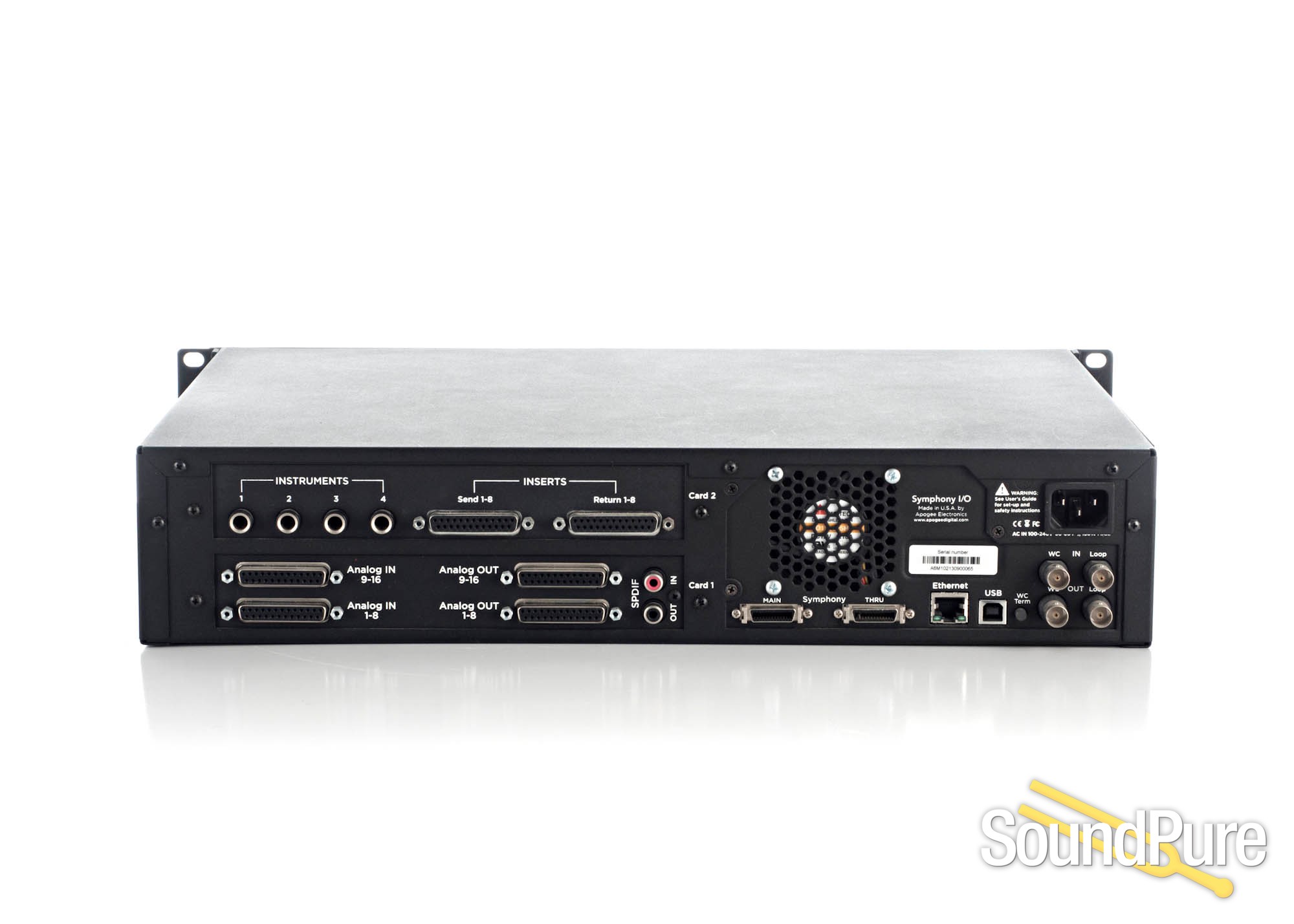 Apogee Digital Symphony I/O MkI 16x16+8MP W/ Thunderbridge
