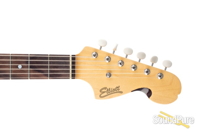 Elliott James Duke 357 Surf Green Guitar #JD0054 - Used — image 9