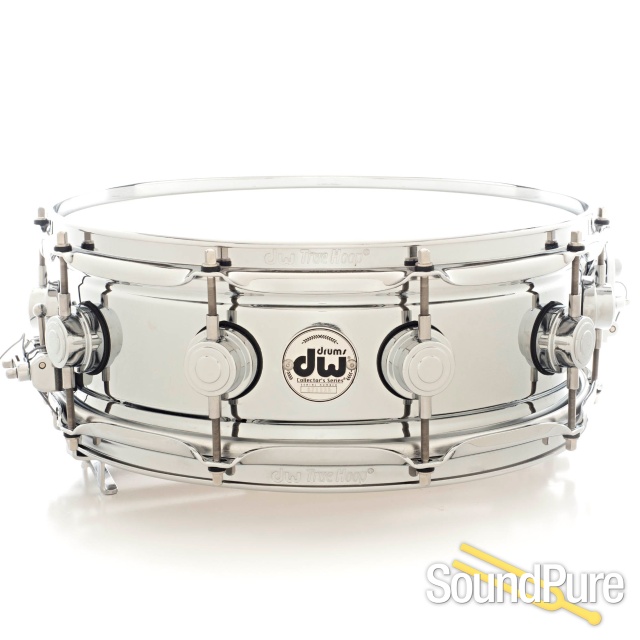 DW 5x14 Collectors Series True-Sonic Brass Snare Drum — image 1