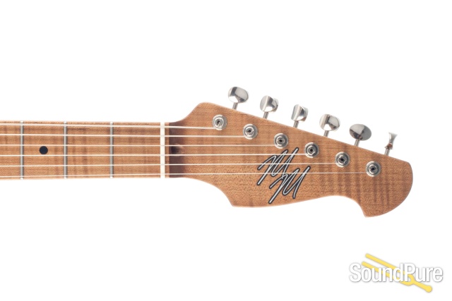 Mario Guitars S-Style Transparent Natural #1218392  - Used — image 5