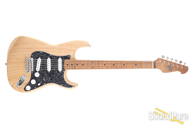 Mario Guitars S-Style Transparent Natural #1218392  - Used — image 8