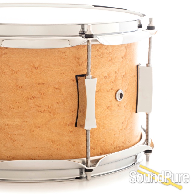 Pork Pie 7x12 Maple Snare Drum-Birdseye Maple Veneer — image 3