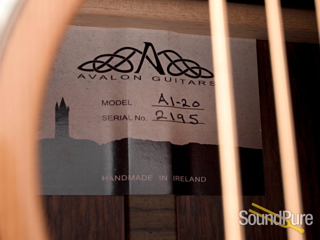 Avalon A 1-20 Cedar/Indian Rosewood Acoustic #2195 - Used — image 4