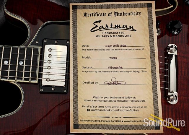 Eastman T-484 Semi-Hollow Electric Guitar #P2000195 — image 5
