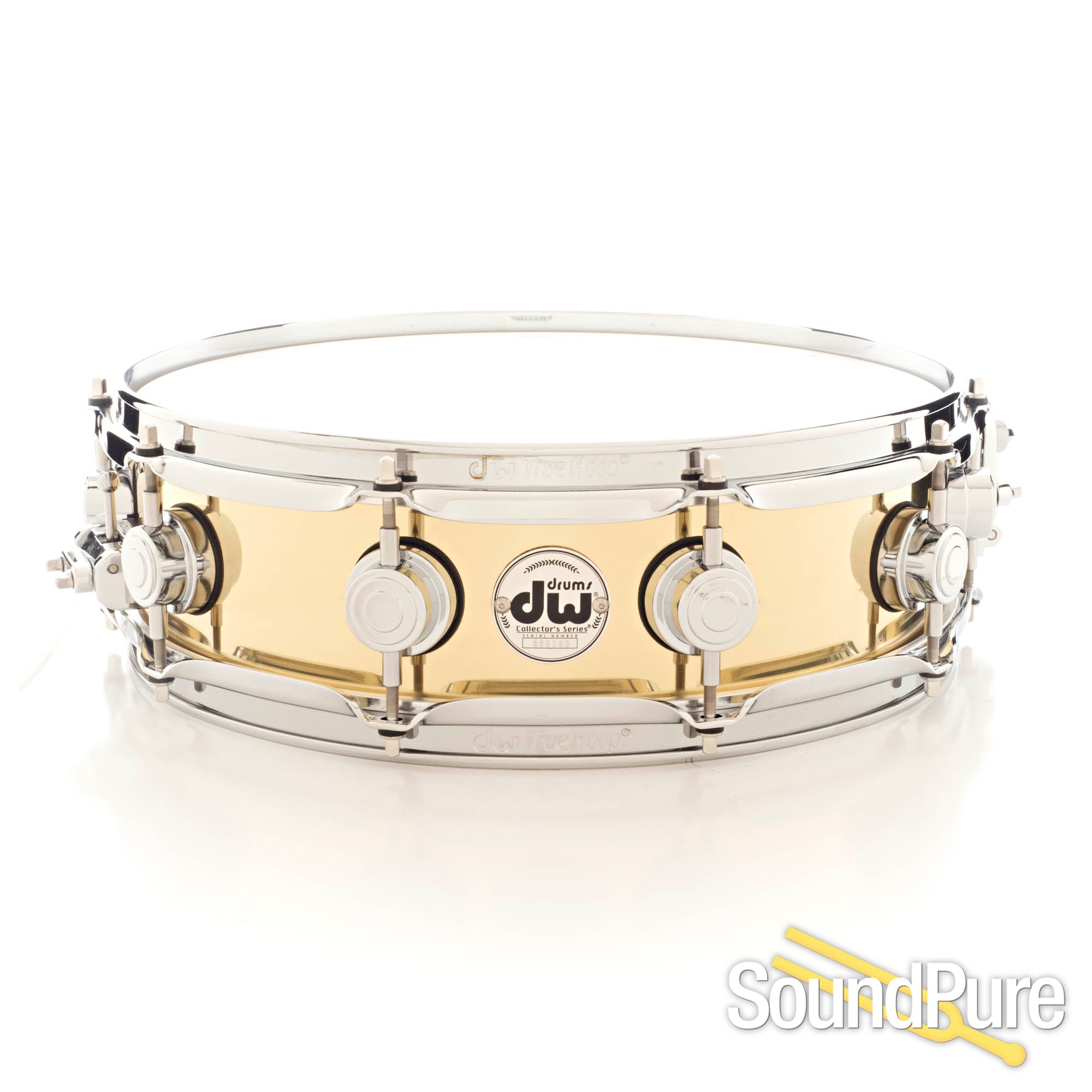 DW 4x14 Collectors Series Bell Brass Snare Drum | Soundpure.com