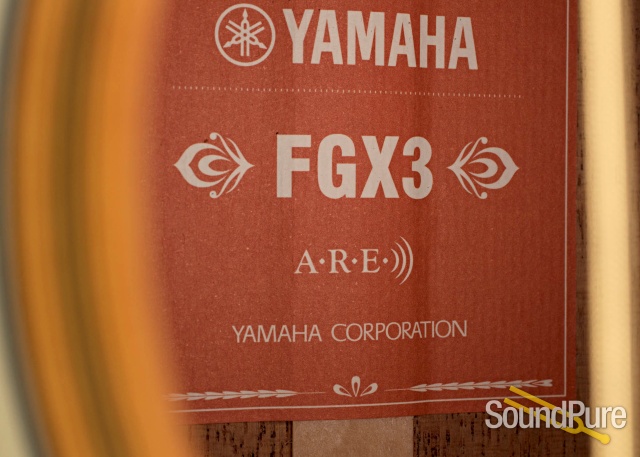 Yamaha Red Label Reissue FGX3 Acoustic #HPM251141 - Used — image 9