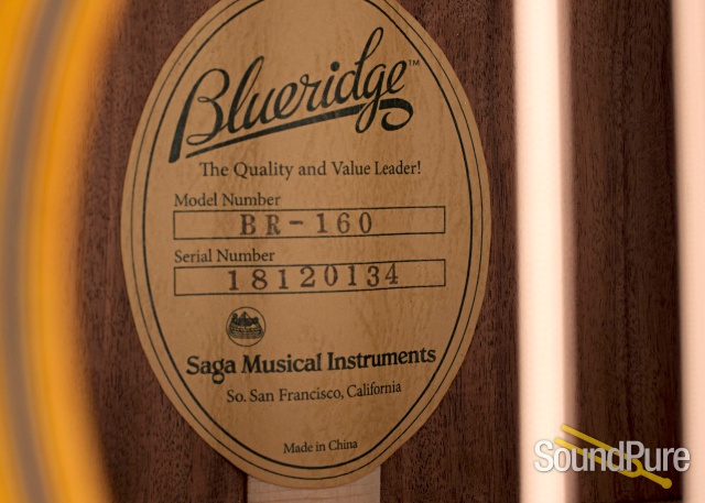 Blueridge BR-160 Sitka/Rosewood Dreadnought #18120134 - Used — image 9
