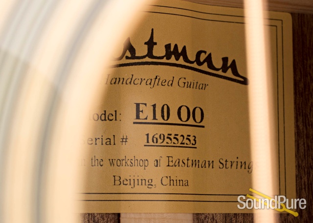 Eastman E10OO Adirondack/Mahogany Acoustic Guitar #1695523 — image 4