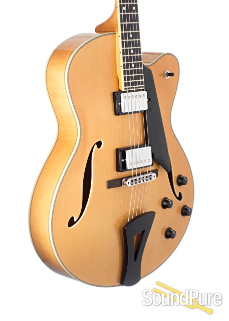 Comins GCS-16-2 Vintage Blond Archtop Guitar #218039 — image 3