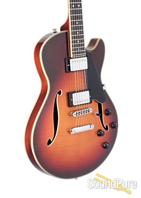 Comins GCS-1 Autumn Burst Semi-Hollow Electric #112320 — image 4