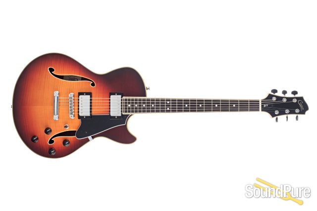Comins GCS-1 Autumn Burst Semi-Hollow Electric #112320 — image 9