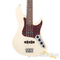 Fender Am Deluxe Jazz Bass Pearl White #DZ6295079 - Used