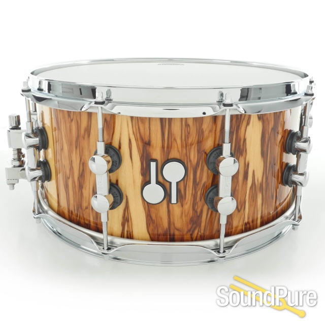 Sonor 6.5x14 SQ2 Medium Beech Snare Drum- African Marble — image 1