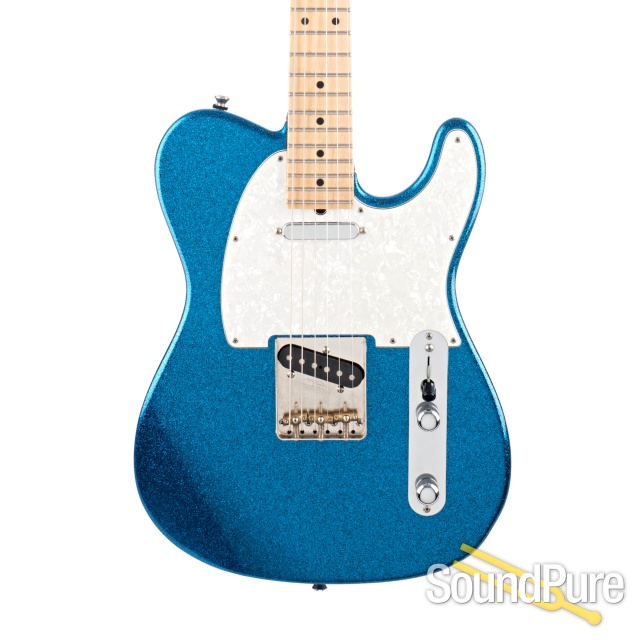 Suhr Classic T Blue Sparkle Metallic Guitar #18739 - Used — image 1