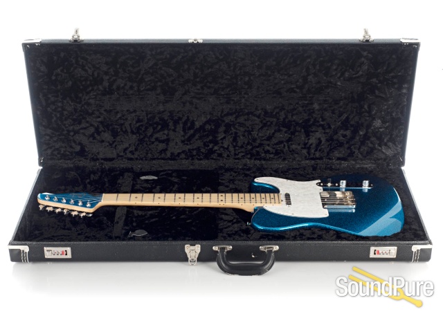 Suhr Classic T Blue Sparkle Metallic Guitar #18739 - Used — image 5