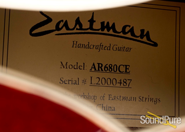 Eastman AR680CE John Pisano Signature Archtop #L2000487 — image 4