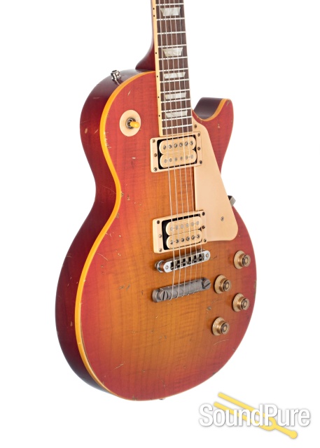 Nash Aged LP Std Faded Tangerine Burst #027390496 - Used — image 3