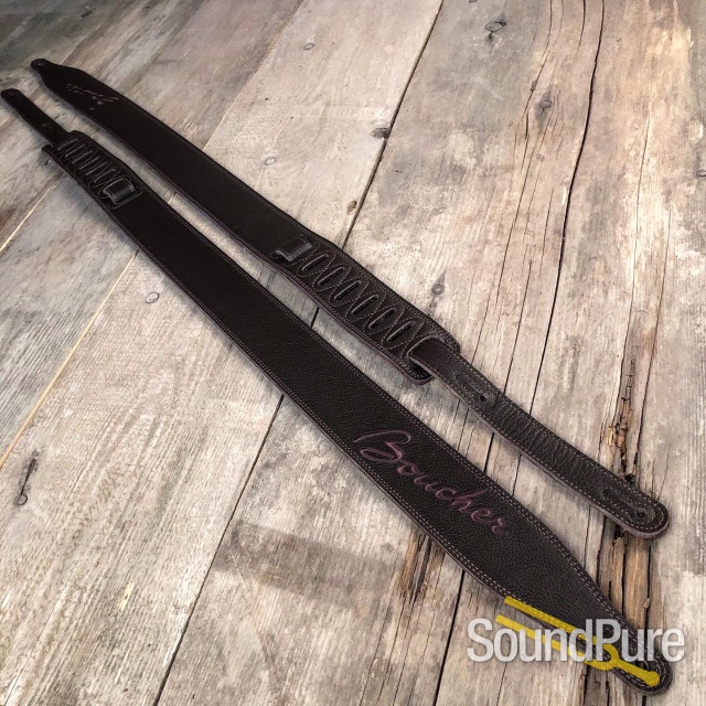 Boucher Premium Strap - Brown Leather / Embroidered Logo — image 3