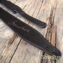 Boucher Premium Strap - Brown Leather / Embroidered Logo Boucher Premium Strap - Brown Leather / Embroidered Logo