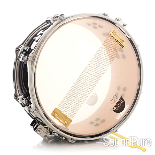 Sonor 6x13 SQ2 Thin Beech Snare Drum-Vintage Onyx — image 2