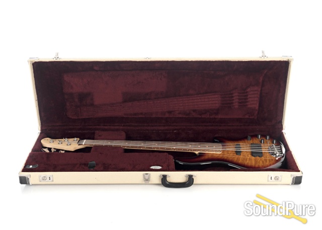 Lakland 55-94 Sunburst 5-String Bass Guitar #6838 - Used — image 4